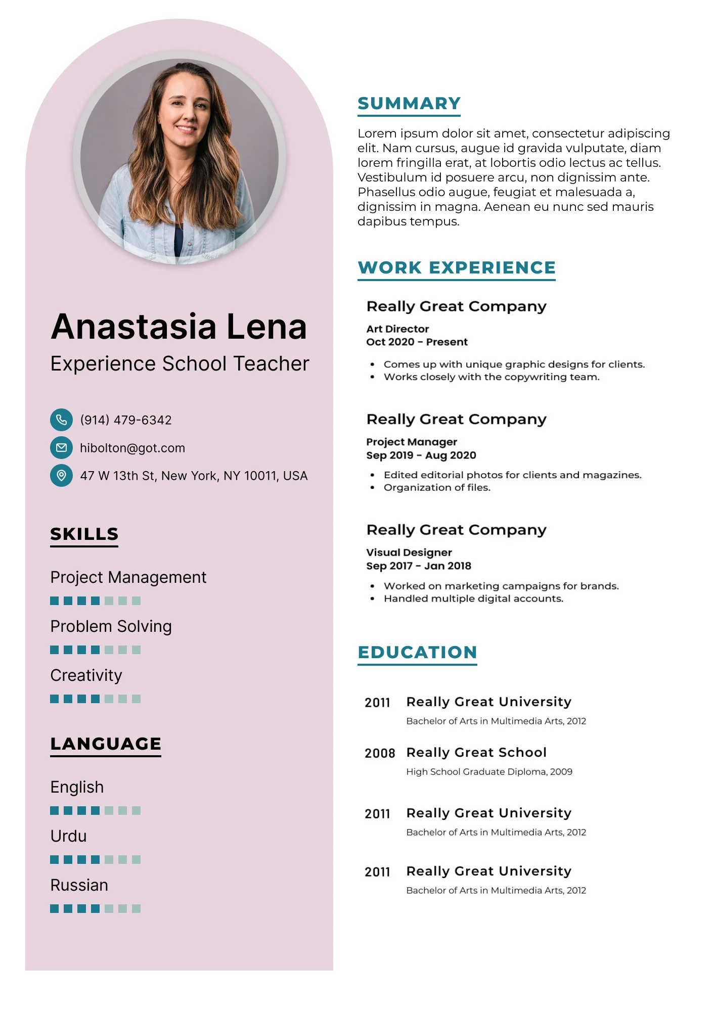 Resume Template