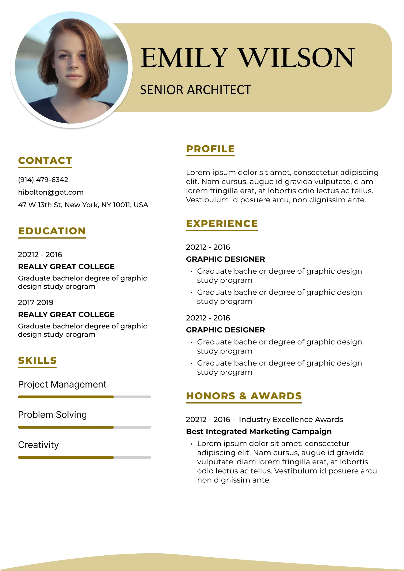 Resume Template