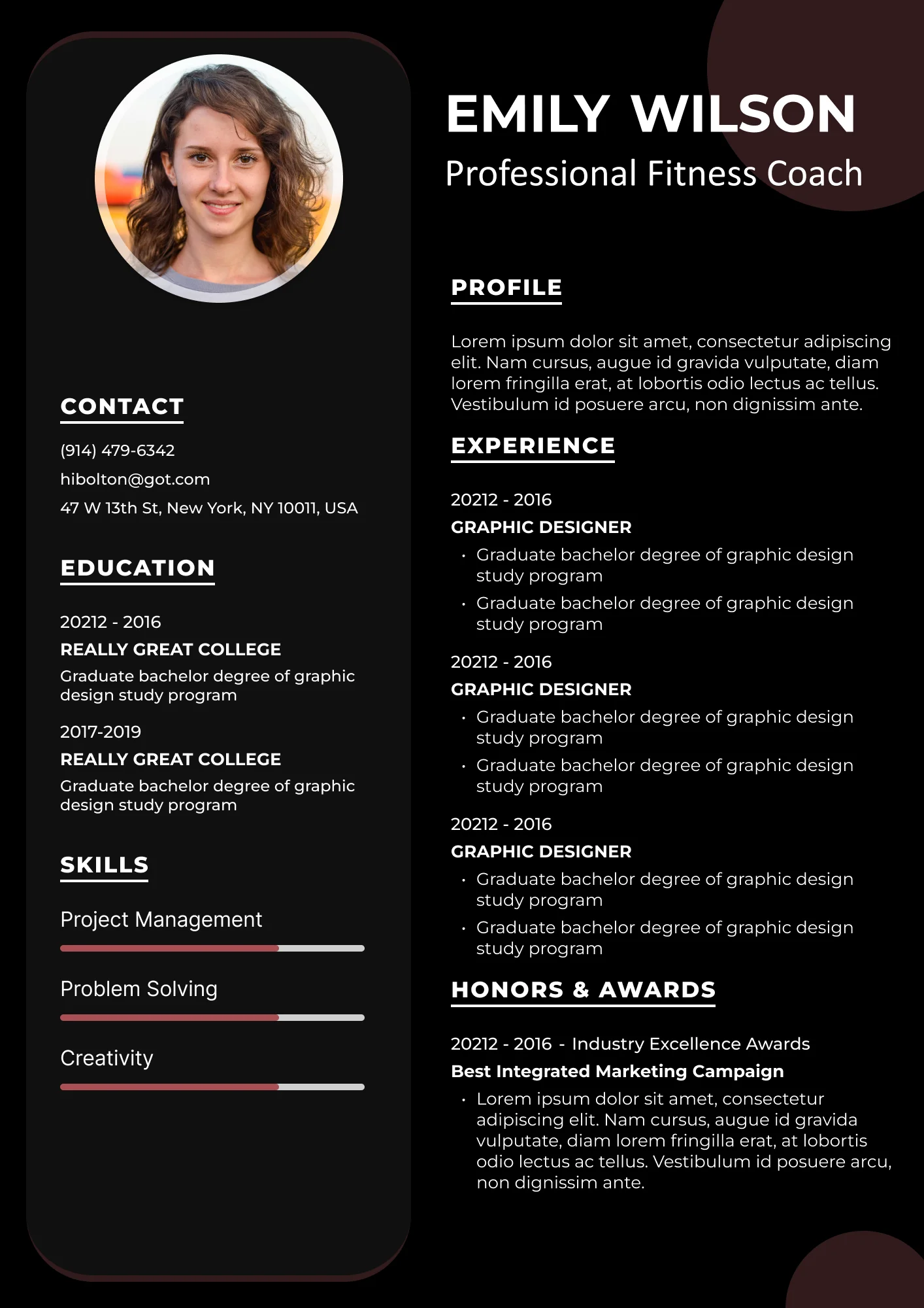 Resume Template
