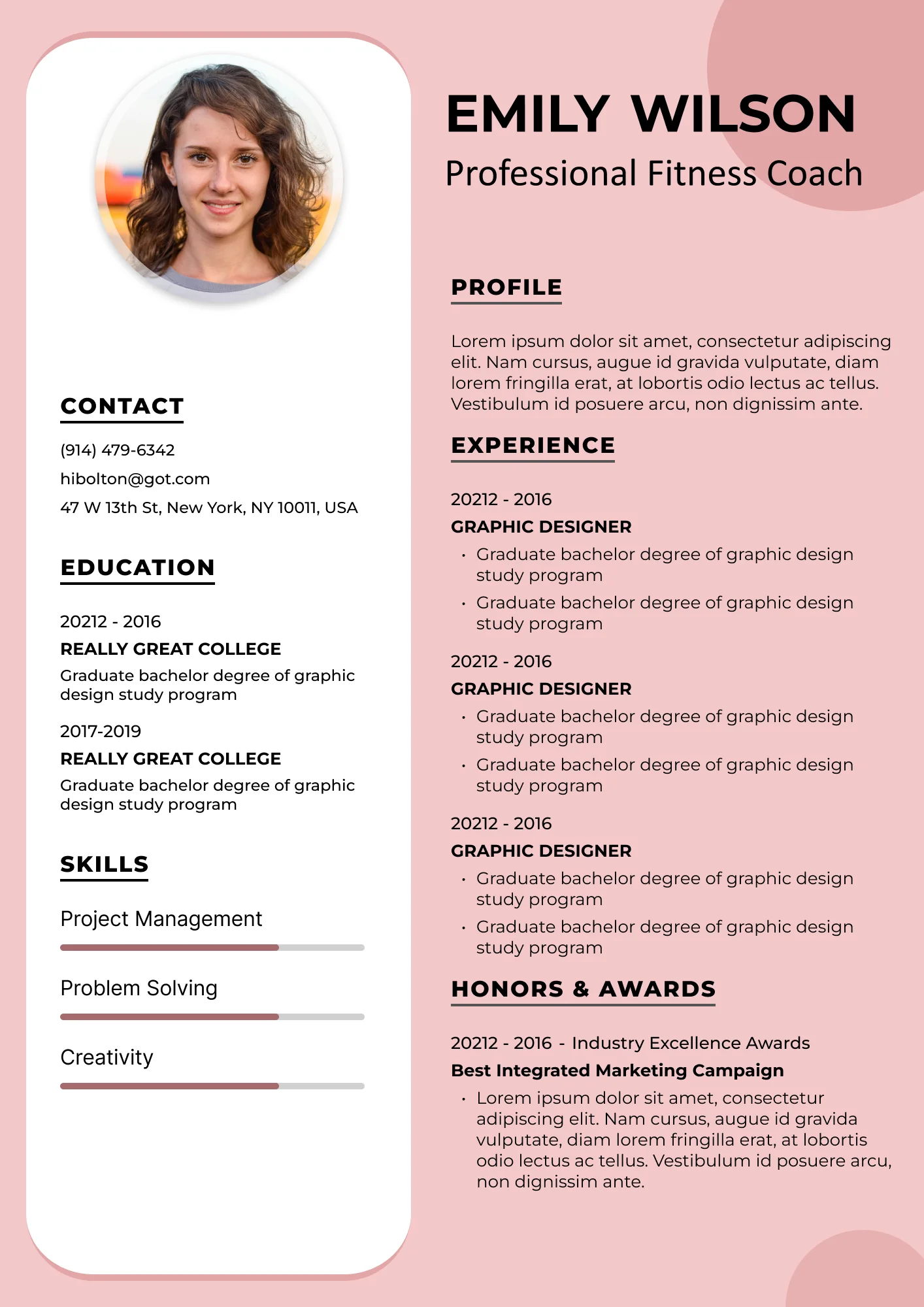 Resume Template