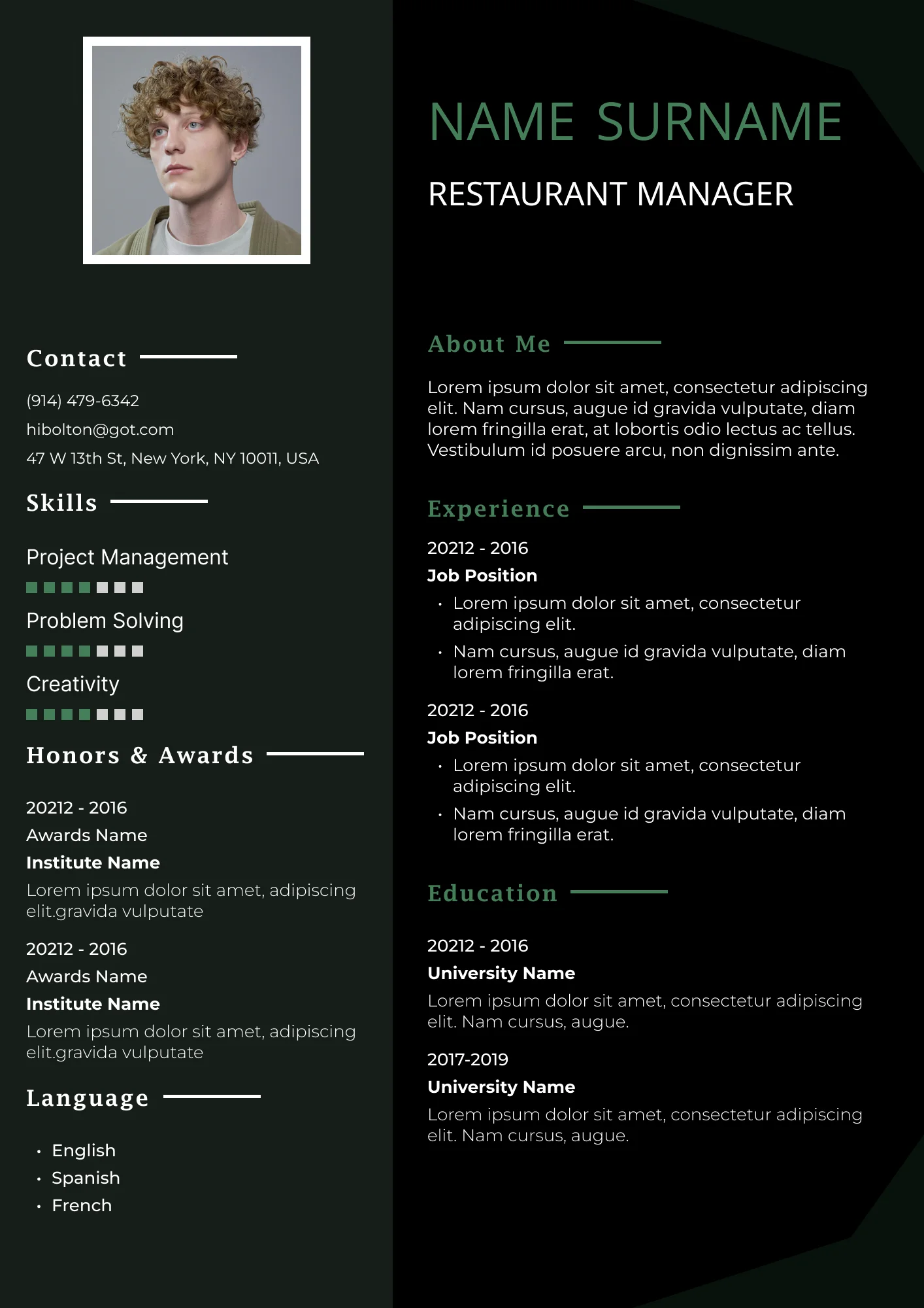 Resume Template