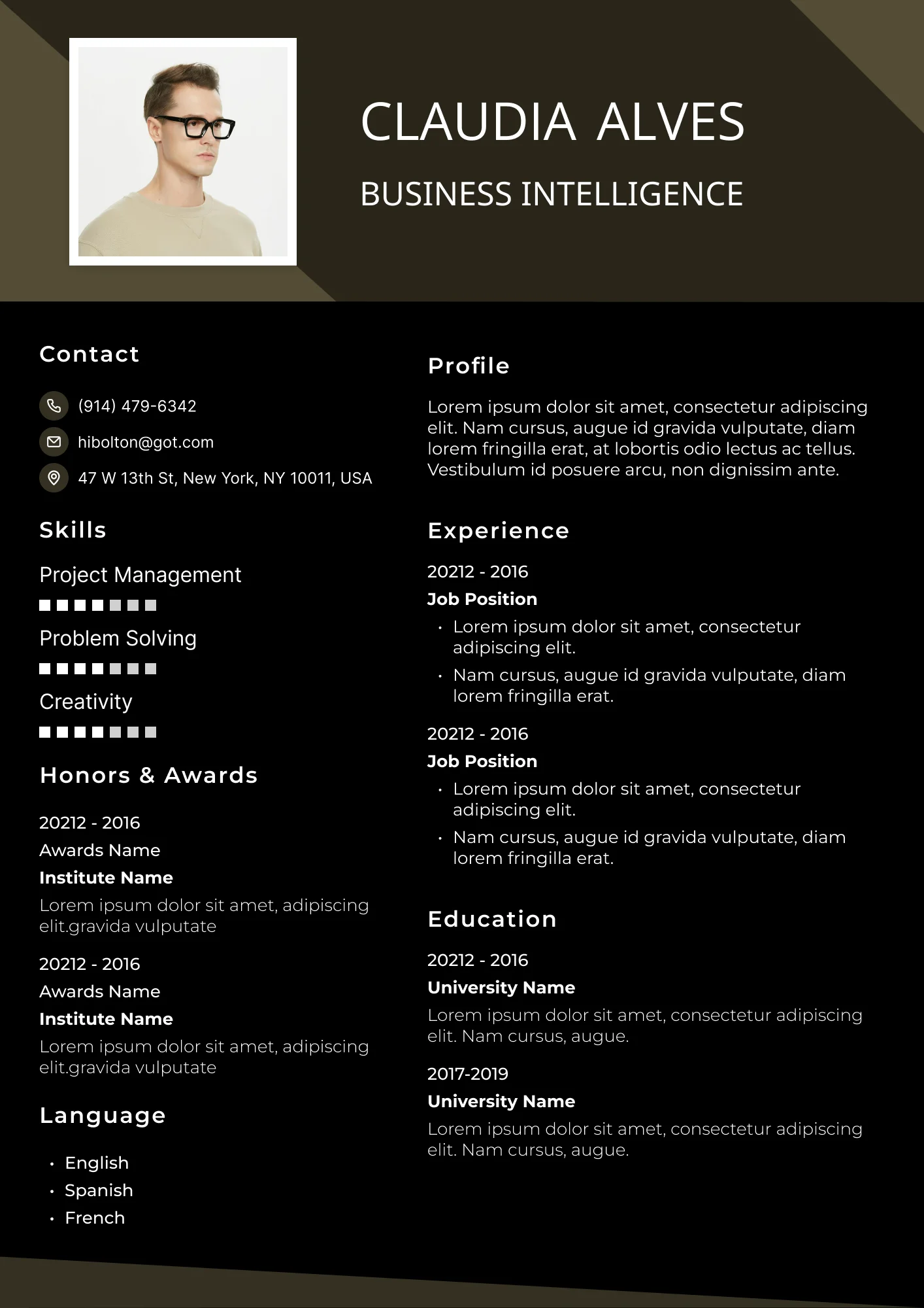 Resume Template